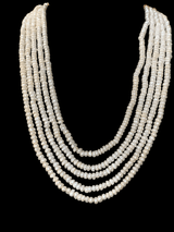 NS196 Nida fresh water pearl necklace five layer( READY TO SHIP )